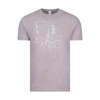 Vintage Zinc middle earth map [tb] Vintage Tee - linhVisuals