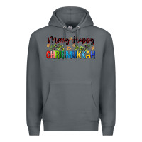 Rock merry happy chrismukkah with olive branch Premium Hoodie - FaDigitalArtStudio