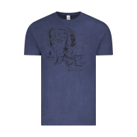 Vintage Denim middle earth map [tw] Vintage Tee - linhVisuals