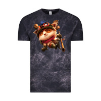 Cloud Black league of legends teemo Vintage Tee - linhVisuals