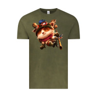 Vintage Olive league of legends teemo Vintage Tee - linhVisuals