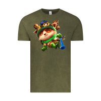 Vintage Olive league of legends teemo Vintage Tee - linhVisuals
