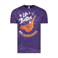 Cloud Purple snowboard t  shirt snowboarding i snowboarder i winter sports t  shirt Vintage Tee - linhVisuals