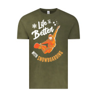 Vintage Olive snowboard t  shirt snowboarding i snowboarder i winter sports t  shirt Vintage Tee - linhVisuals