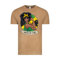 Vintage Camel jamaican black woman t shirt jamaica afro girl pride Vintage Tee - linhVisuals