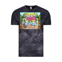 Cloud Black summer vibes Vintage Tee - NancyCooperArtShop