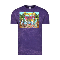 Cloud Purple summer vibes Vintage Tee - NancyCooperArtShop