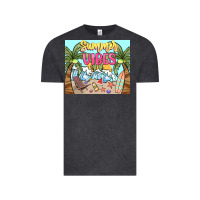 Vintage Black summer vibes Vintage Tee - NancyCooperArtShop