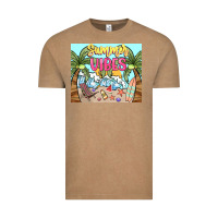 Vintage Coffee summer vibes Vintage Tee - NancyCooperArtShop