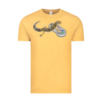Leopard Gecko Playing Video Game Lizard & Reptiles Gamers T Shirt Vintage Tee | Teevron