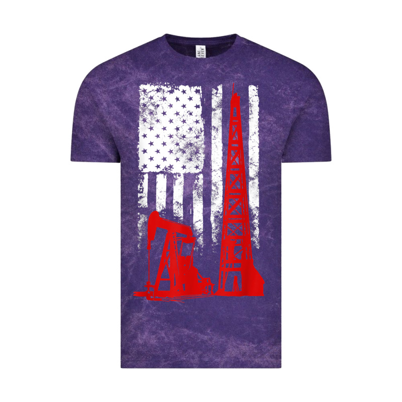 Oilfield Shirt   Us Flag Oil Rig Shirt Vintage Tee by linhVisuals | Teevron