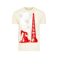 Vintage Arctic oilfield shirt   us flag oil rig shirt Vintage Tee - linhVisuals