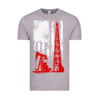 Vintage Zinc oilfield shirt   us flag oil rig shirt Vintage Tee - linhVisuals