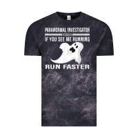 Cloud Black paranormal investigator ghost hunting t shirt Vintage Tee - linhVisuals