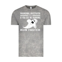 Cloud Rock paranormal investigator ghost hunting t shirt Vintage Tee - linhVisuals