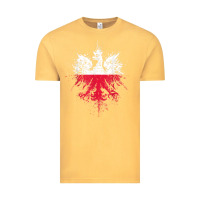 Vintage Mustard polish eagle  polish pride  polish flag  polish t shirt Vintage Tee - linhVisuals