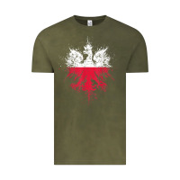 Vintage Olive polish eagle  polish pride  polish flag  polish t shirt Vintage Tee - linhVisuals