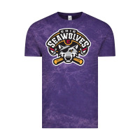 Cloud Purple sport american Vintage Tee - linhVisuals