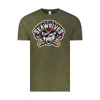 Vintage Olive sport american Vintage Tee - linhVisuals