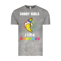 Cloud Rock mens sorry girl i like bananas funny lgbt gay pride tshirt gifts Vintage Tee - linhVisuals