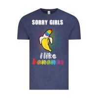 Mens Sorry Girl I Like Bananas Funny Lgbt Gay Pride Tshirt Gifts Vintage Tee | Teevron