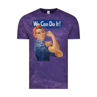 Cloud Purple rosie the riveter shirt we can do it feminist retro t shirt Vintage Tee - linhVisuals