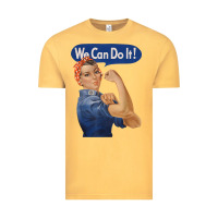 Vintage Mustard rosie the riveter shirt we can do it feminist retro t shirt Vintage Tee - linhVisuals