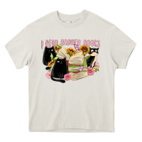 Cream ı read banned books Heavy Core Tee - MaliasSmallBusiness