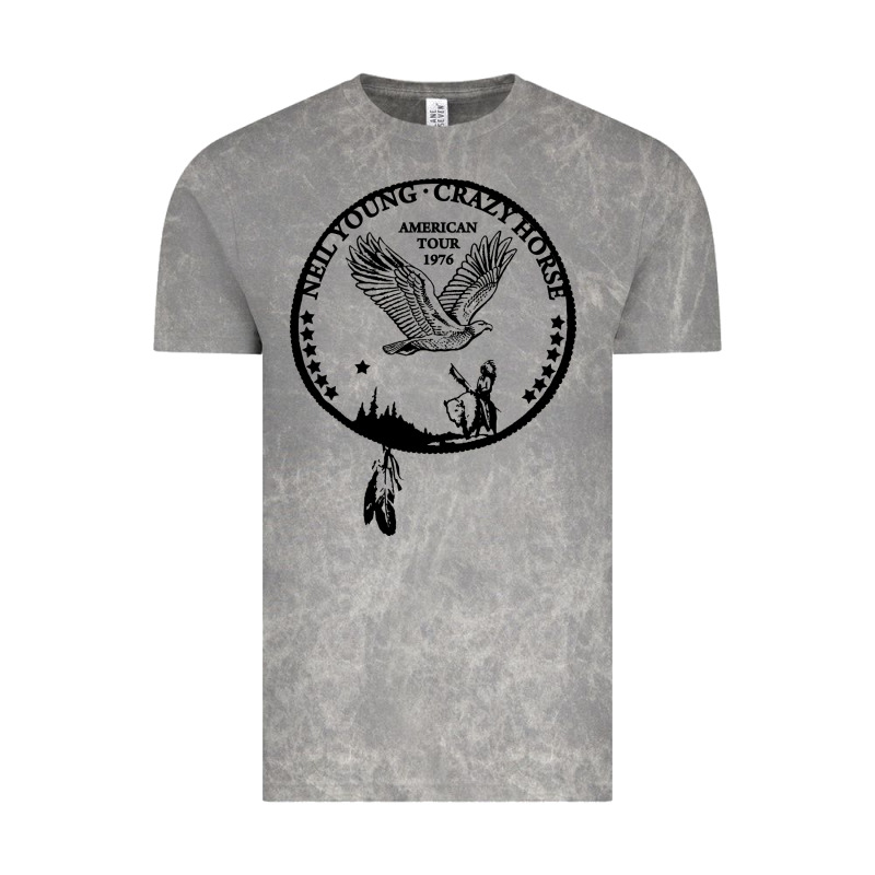 Neil Young Crazy Horse American Tour 1976 [tw] Vintage Tee by linhVisuals | Teevron