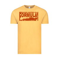 Vintage Mustard formula 1 Vintage Tee - linhVisuals
