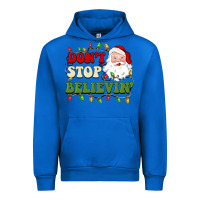Cobalt don't stop believin Urban Hoodie - BarkalooDesign