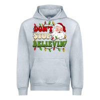 Heather Grey don't stop believin Urban Hoodie - BarkalooDesign