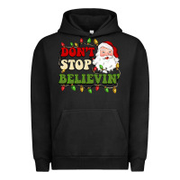 Pigment Black don't stop believin Urban Hoodie - BarkalooDesign