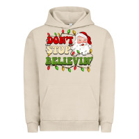 Pigment French Oak don't stop believin Urban Hoodie - BarkalooDesign
