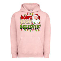 Pigment Salmon don't stop believin Urban Hoodie - BarkalooDesign