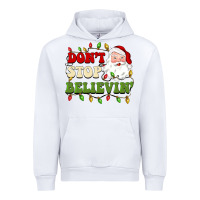 White don't stop believin Urban Hoodie - BarkalooDesign
