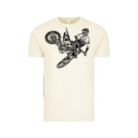 Eli Tomac Jump Illustration Vintage Tee | Teevron