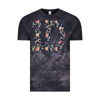 Cloud Black one direction flower [tw] Vintage Tee - linhVisuals
