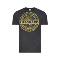 Vintage Black honolulu lifeguard   lifeguard Vintage Tee - linhVisuals