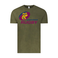 Vintage Olive queensland rugby Vintage Tee - linhVisuals