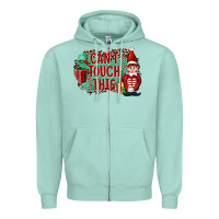 Seafoam Christmas Can't Touch This Elf Zipper Hoodie - FaDigitalArtStudio