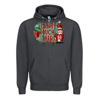 Smoke Christmas Can't Touch This Elf Zipper Hoodie - FaDigitalArtStudio