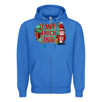 True Royal Christmas Can't Touch This Elf Zipper Hoodie - FaDigitalArtStudio