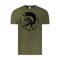 Vintage Olive diesel only the brave Vintage Tee - linhVisuals