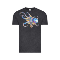 Vintage Black octopus t  shirtoctopus t  shirt Vintage Tee - linhVisuals