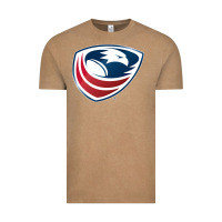 Vintage Coffee usa rugby Vintage Tee - linhVisuals