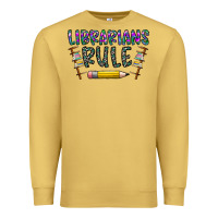 Antique Gold librarians rule Premium Sweatshirt - CowhideDigitalArt