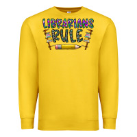 Lemon librarians rule Premium Sweatshirt - CowhideDigitalArt