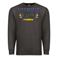 Smoke librarians rule Premium Sweatshirt - CowhideDigitalArt