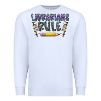 White librarians rule Premium Sweatshirt - CowhideDigitalArt